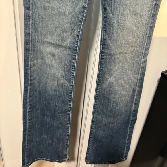 7FOR ALL MANKIND WOMEN JEANS BOOT CUT SZ W 25 STRETCH - Picture 3 of 5
